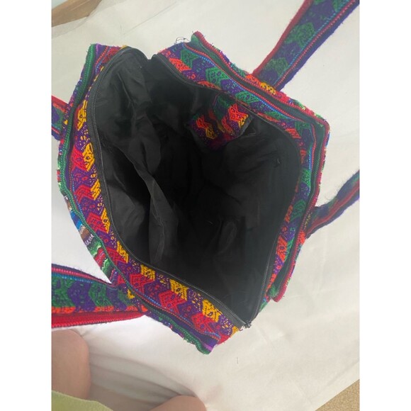 Bohemian hippie bright colorful tote bag‎ purse - Picture 4 of 11